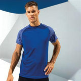 Customisable, personalise TriDri® Contrast Sleeve Performance T-Shirt - Stitch & Print NI