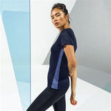 Customisable, personalise Women's TriDri® Contrast Panel Performance T-Shirt - Stitch & Print NI