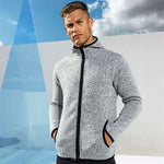 Customisable, personalise TriDri® Melange Knit Fleece Jacket - Stitch & Print NI