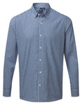 Customisable, personalise Premier - Maxton Check long Sleeve Shirt - Stitch & Print NI