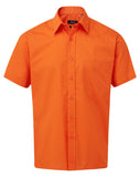 Customisable, personalise Premier Short Sleeve Poplin Shirt - Stitch & Print NI