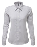 Customisable, personalise Premier - Women's Maxton Check Long Sleeve Shirt - Stitch & Print NI