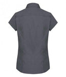 Customisable, personalise Russell Collection Ladies Cap Sleeve Fitted Poplin Shirt - Stitch & Print NI