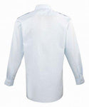 Customisable, personalise Premier Long Sleeve Pilot Shirt - Stitch & Print NI