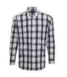 Customisable, personalise Premier Ginmill Check Long Sleeve Shirt - Stitch & Print NI