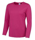 Customisable, personalise AWD Girlie long Sleeve Cool T - Stitch & Print NI
