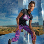 Customisable, personalise Women's TriDri® Performance Jungle Leggings ¾ Length - Stitch & Print NI