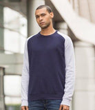 Customisable, personalise AWDis Baseball Sweatshirt - Stitch & Print NI
