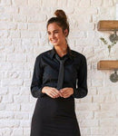 Customisable, personalise KK Women's Bar Shirt Long Sleeve (Tailored Fit) - Stitch & Print NI