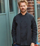 Customisable, personalise Premier Chef's Coolchecker® Long Sleeve Jacket - Stitch & Print NI