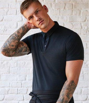 Customisable, personalise Bar Polo Shirt Short Sleeve (Fashion Fit) - Stitch & Print NI