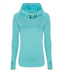 Customisable, personalise AWD Girlie Cool Cowl Neck Top - Stitch & Print NI