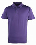Customisable, personalise Premier Coolchecker® Stud Piqu© Polo Shirt - Unisex - Stitch & Print NI