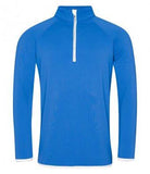 Customisable, personalise AWD Cool ½ Zip Sweatshirt - Stitch & Print NI