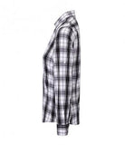 Customisable, personalise Premier Ladies Ginmill Check Long Sleeve Shirt - Stitch & Print NI