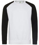 Customisable, personalise AWDis Baseball Sweatshirt - Stitch & Print NI